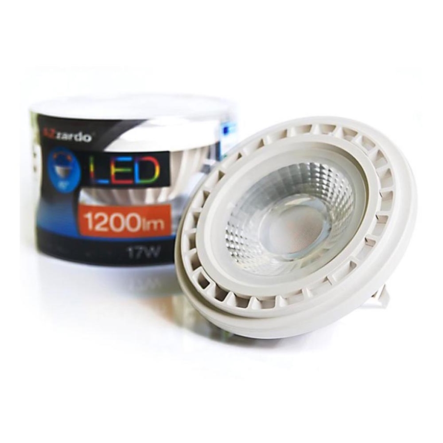 LED Żarówka QR111 G53/17W/12V 3000K - Azzardo