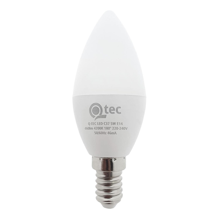 LED Żarówka Qtec C35 E14/5W/230V 4200K