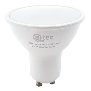 LED Żarówka Qtec GU10/5W/230V 4200K