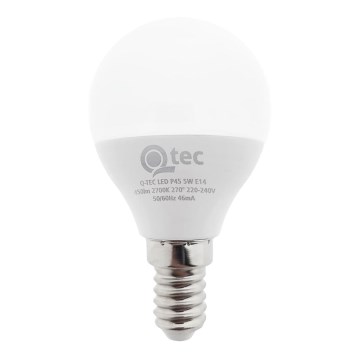 LED Żarówka Qtec P45 E14/5W/230V 2700K