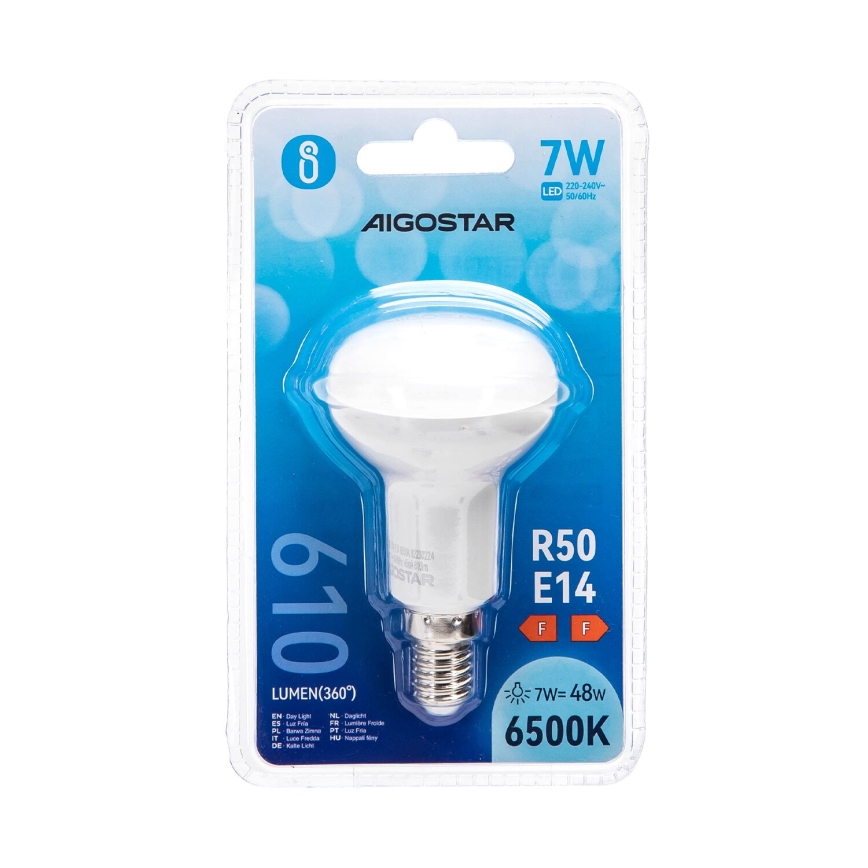LED Żarówka R50 E14/7W/230V 6500K - Aigostar