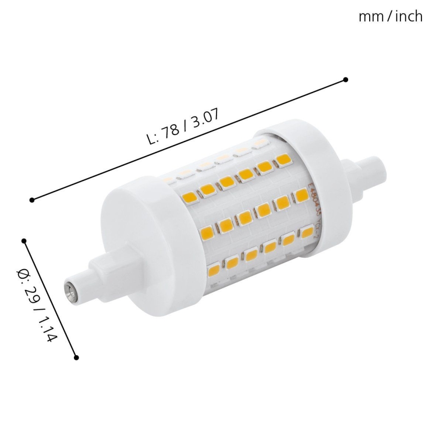 LED Żarówka R7S/7W/230V 2700K 78 mat. - Eglo 11829