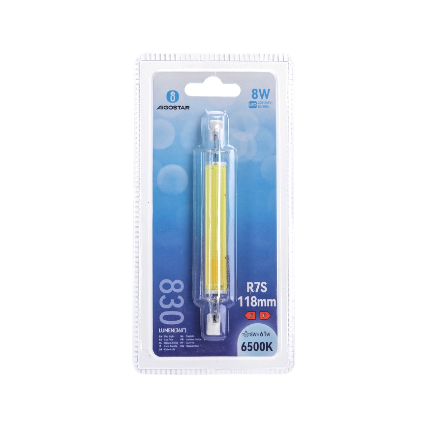 LED Żarówka R7s/8W/230V 6500K - Aigostar