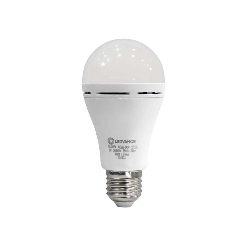 LED Żarówka RECHARGEABLE A60 E27/8W/230V 2700K - Ledvance