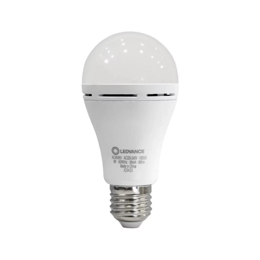 LED Żarówka RECHARGEABLE A60 E27/8W/230V 6500K - Ledvance