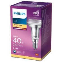 LED Żarówka reflektorowa Philips E14/2,8W/230V 2700K