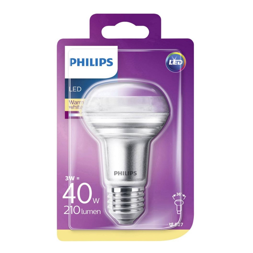 LED Żarówka reflektorowa Philips E27/3W/230V 2700K