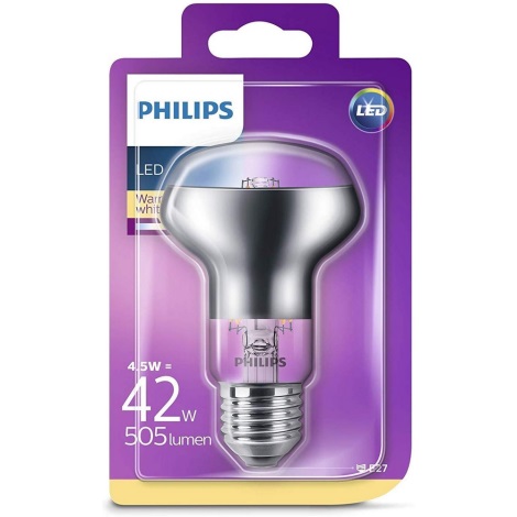 LED Żarówka reflektorowa Philips E27/4,5W/230V