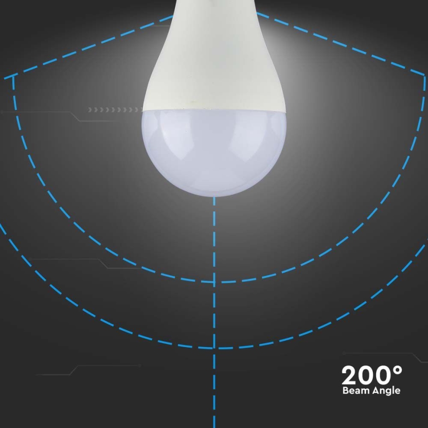 LED Żarówka SAMSUNG CHIP A65 E27/17W/230V 6500K