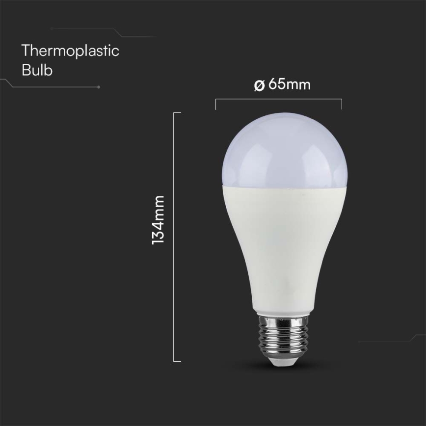 LED Żarówka SAMSUNG CHIP A65 E27/17W/230V 6500K