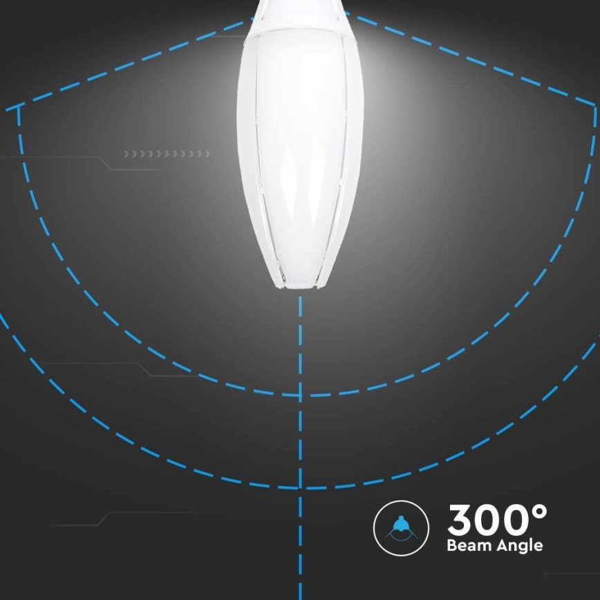 LED Żarówka SAMSUNG CHIP E40/60W/230V 4000K