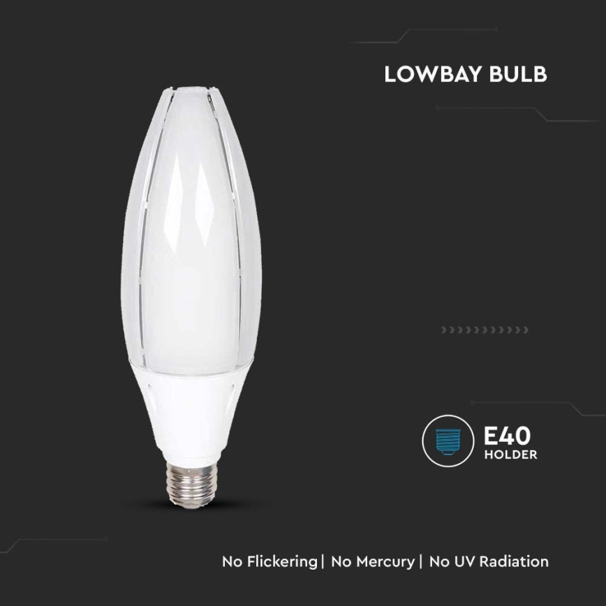 LED Żarówka SAMSUNG CHIP E40/60W/230V 4000K