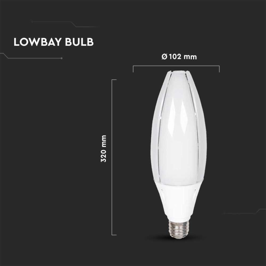 LED Żarówka SAMSUNG CHIP E40/60W/230V 4000K