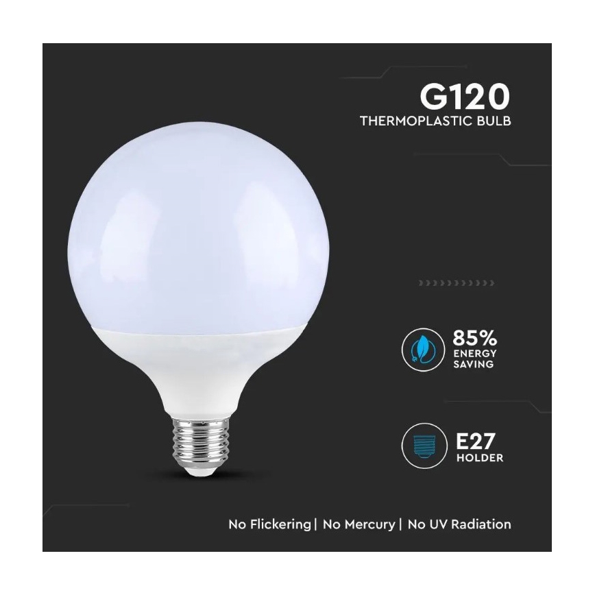 LED Żarówka SAMSUNG CHIP G120 E27/18W/230V 6400K