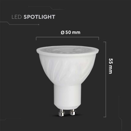 LED Żarówka SAMSUNG CHIP GU10/6W/230V 3000K