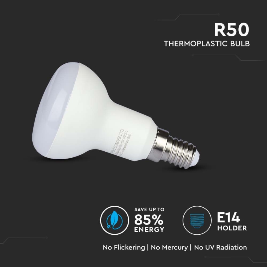 LED Żarówka SAMSUNG CHIP R50 E14/4,8W/230V 6500K