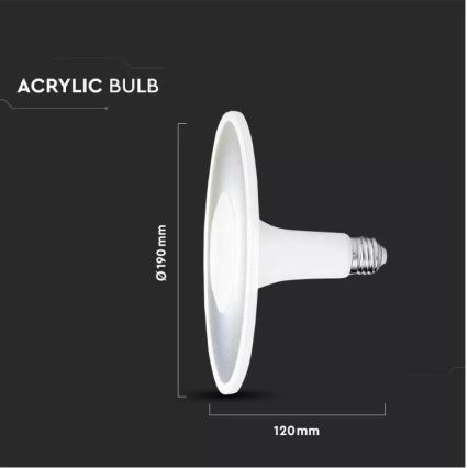 LED Żarówka SAMSUNG CHIP UFO E27/11W/230V 120° 3000K