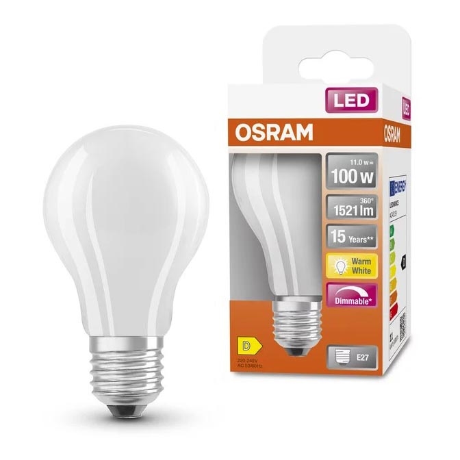 LED Żarówka ściemnialna A60 E27/11W/230V 2700K - Osram