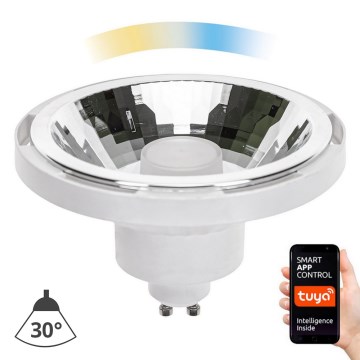 LED Żarówka ściemnialna AR111 GU10/10W/230V 3000-6500K Wi-Fi Tuya 30° biała