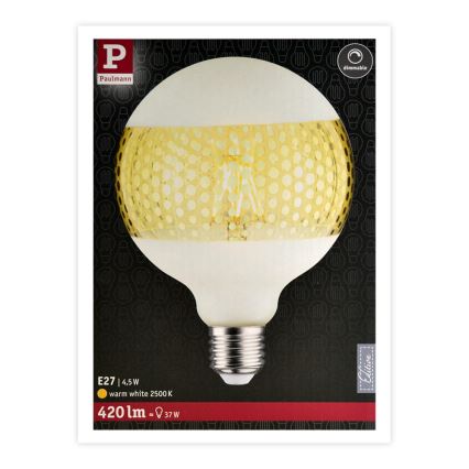 LED Żarówka ściemnialna CLASSIC G125 E27/4,5W/230V 2500K - Paulmann 28770