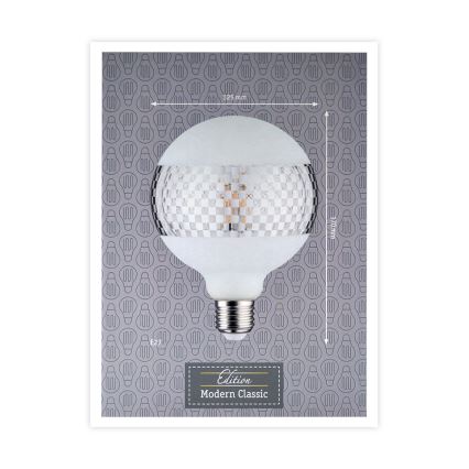 LED Żarówka ściemnialna CLASSIC G125 E27/4,5W/230V 2600K - Paulmann 28742