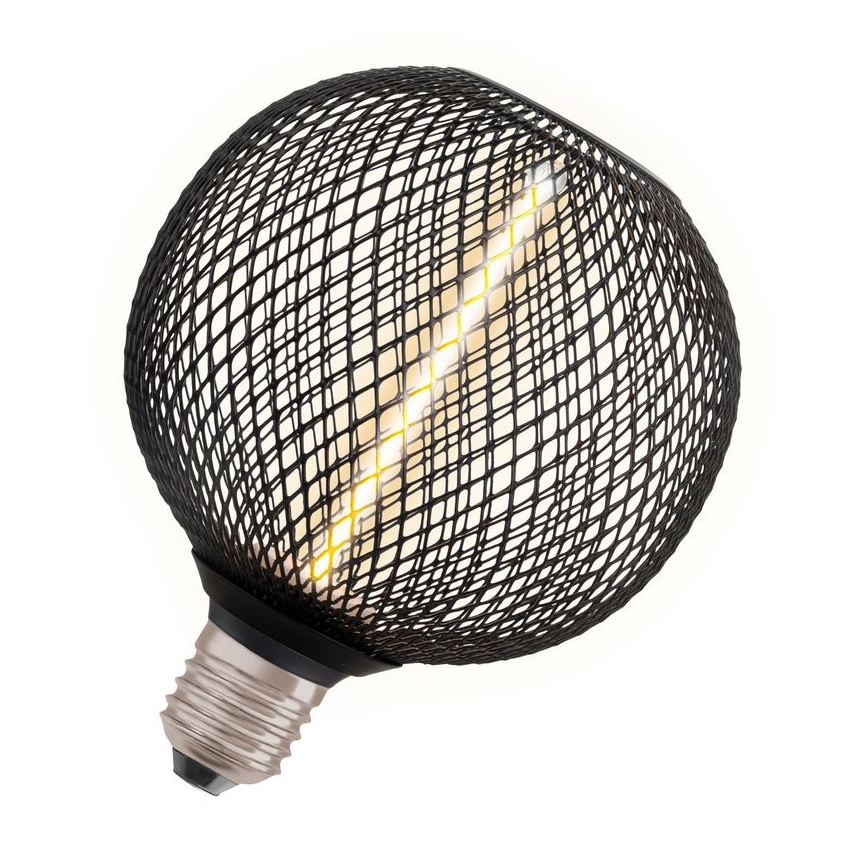 LED Żarówka ściemnialna DECOR  FILAMENT G125 E27/3,5W/230V 1800K czarna - Osram
