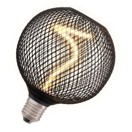 LED Żarówka ściemnialna DECOR FILAMENT G125 E27/3,5W/230V 1800K czarna - Osram