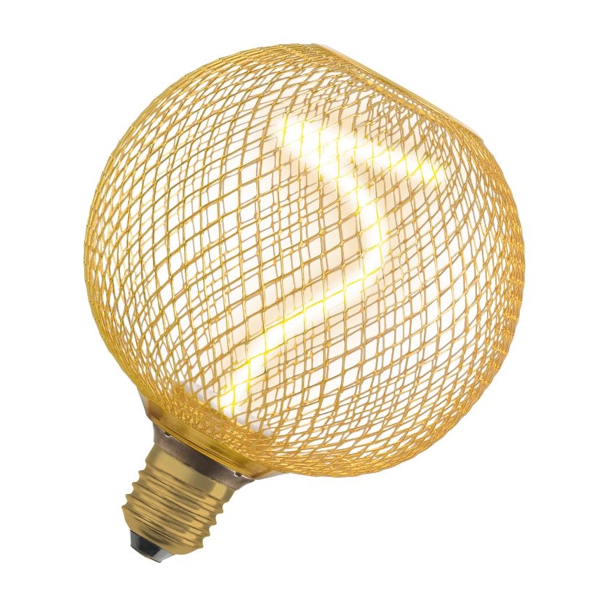 LED Żarówka ściemnialna DECOR FILAMENT G125 E27/3,5W/230V 1800K złota - Osram
