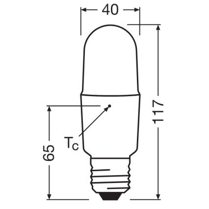 LED Żarówka ściemnialna E27/11W/230V 2700K CRI 90 - Osram