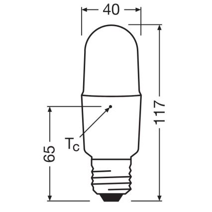 LED Żarówka ściemnialna E27/11W/230V 6500K CRI 90 - Osram