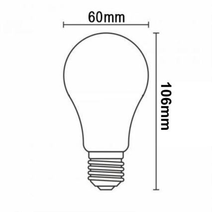 LED Żarówka ściemnialna FILAMENT A60 E27/11W/230V 4000K