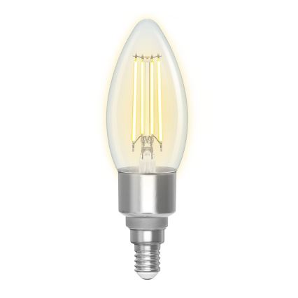LED Żarówka ściemnialna FILAMENT C35 E14/4,5W/230V 2700-6500K Wi-Fi - Aigostar