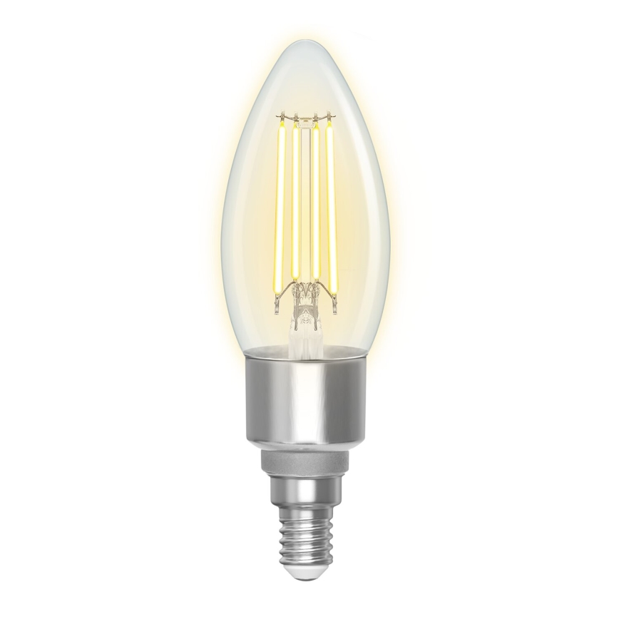 LED Żarówka ściemnialna FILAMENT C35 E14/4,5W/230V 2700-6500K Wi-Fi - Aigostar