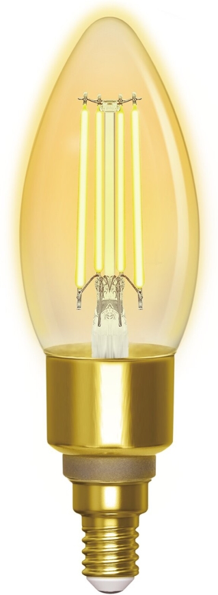 LED Żarówka ściemnialna FILAMENT C35 E14/4,5W/230V 2700-6500K Wi-Fi - Aigostar