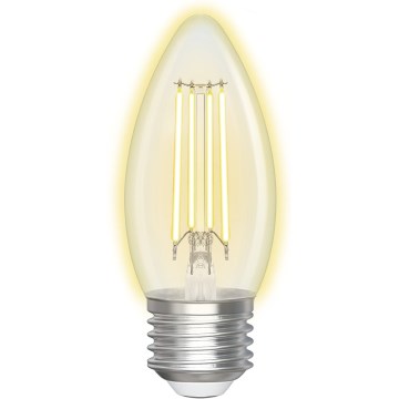 LED Żarówka ściemnialna FILAMENT C35 E27/4,5W/230V 2700-6500K Wi-Fi - Aigostar