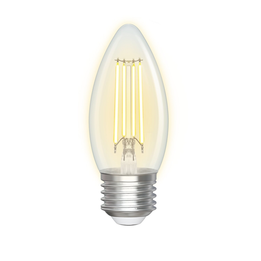 LED Żarówka ściemnialna FILAMENT C35 E27/4,5W/230V 2700-6500K Wi-Fi - Aigostar