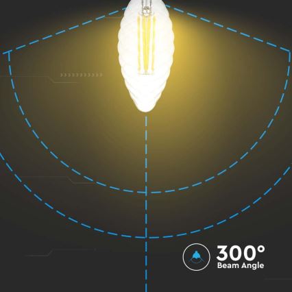 LED Żarówka ściemnialna FILAMENT E14/4W/230V 3000K