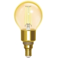 LED Żarówka ściemnialna FILAMENT G45 E14/4,5W/230V 2700-6500K Wi-Fi - Aigostar