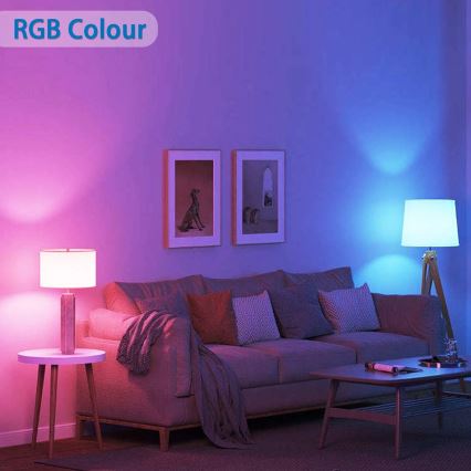 LED Żarówka ściemnialna FILAMENT G45 E14/6,5W/230V 2700-6500K Wi-Fi - Aigostar