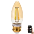 LED Żarówka ściemnialna FILAMENT MESH Smart C35 E27/4,5W/230V 2700-6500K - Aigostar
