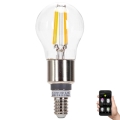 LED Żarówka ściemnialna FILAMENT MESH Smart G45 E14/4,5W/230V 2700-6500K - Aigostar