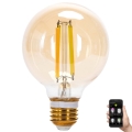 LED Żarówka ściemnialna FILAMENT MESH Smart G80 E27/6W/230V 2700-6500K - Aigostar