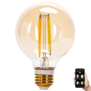 LED Żarówka ściemnialna FILAMENT MESH Smart G80 E27/6W/230V 2700-6500K - Aigostar