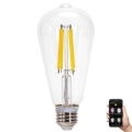 LED Żarówka ściemnialna FILAMENT MESH Smart ST64 E27/6W/230V 2700-6500K - Aigostar