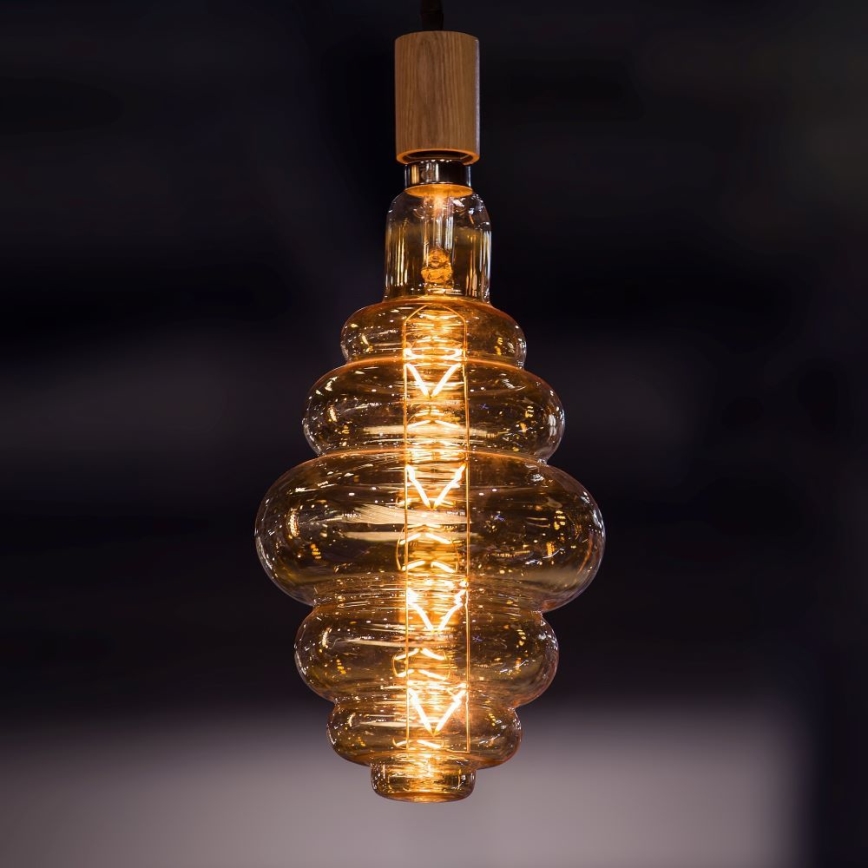 LED Żarówka ściemnialna FILAMENT S200 E27/8W/230V 1800K