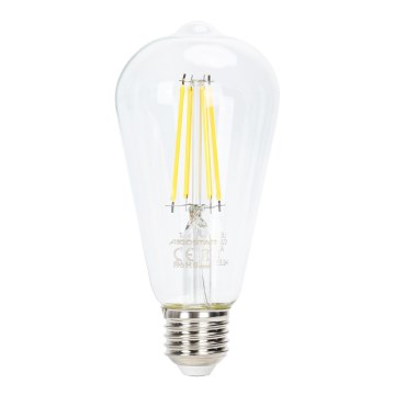 LED Żarówka ściemnialna FILAMENT ST64 E27/6W/230V 6500K - Aigostar