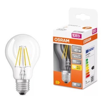 LED Żarówka ściemnialna GLOW DIM A60 E27/4W/230V 2200-2700K - Osram