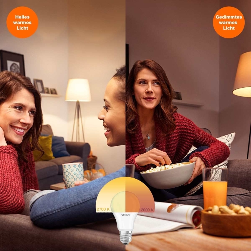 LED Żarówka ściemnialna GLOW GU10/5,5W/230V 2000-2700K - Osram