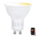 LED Żarówka ściemnialna GU10/5W/230V 3000-6500K Wi-Fi - Aigostar