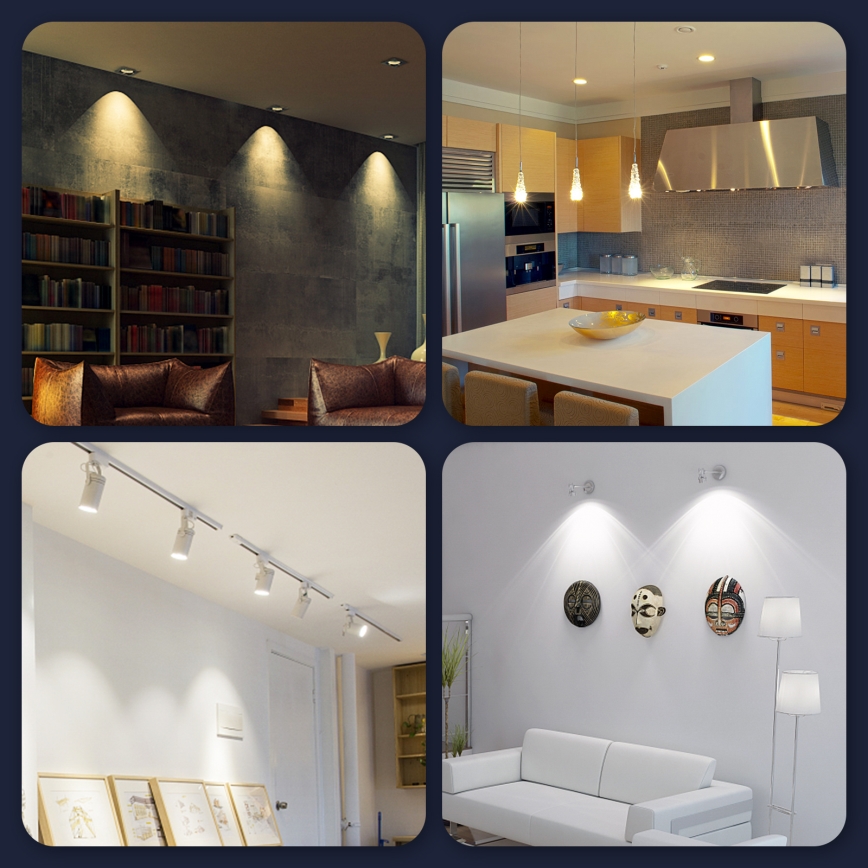LED Żarówka ściemnialna GU10/5W/230V 3000-6500K Wi-Fi - Aigostar